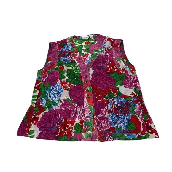 Victoria’s Secret Women’s Medium Vintage Gold Label Floral 2 Piece Set Pajamas - Picture 2 of 11